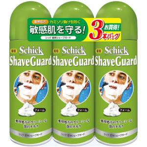 シック 薬用シェーブガード シェービングフォーム トリプルパック (200g×3個パック) Schick　医薬部外品