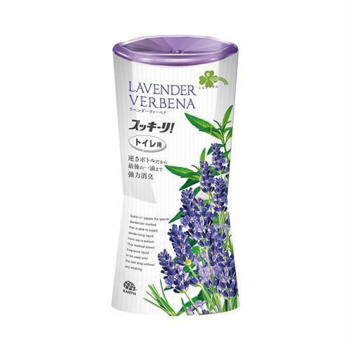 アース製薬 くらしリズム　トイレのスッキーリ　ラベンダーヴァーベナ　400ML 逆さボトル 消臭芳香...