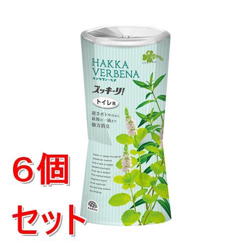 《セット販売》 アース製薬 くらしリズム　トイレのスッキーリ　ハッカヴァーベナ　400ML×6個セッ...