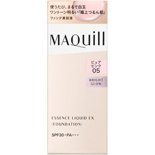資生堂 マキアージュ　エッセンスリキッド　EX　ブライトグロウ　ピュアピンク05　白玉 SPF30/...