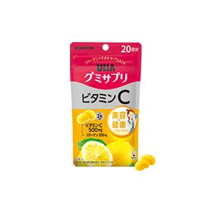 (クリックポスト発送　送料無料）UHA味覚糖 グミサプリ ビタミンＣ 20日分（40粒） レモン味