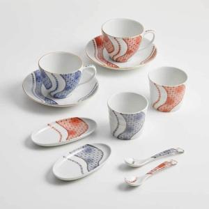 九谷焼 金沢金箔ちらし 8点セット 【吉右衛門窯 限定セット】 おしゃれ