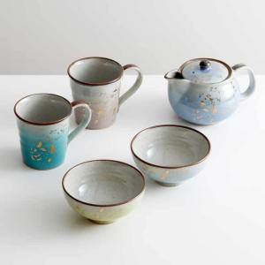 九谷焼 金沢金箔ちらし 8点セット 【吉右衛門窯 限定セット】 おしゃれ