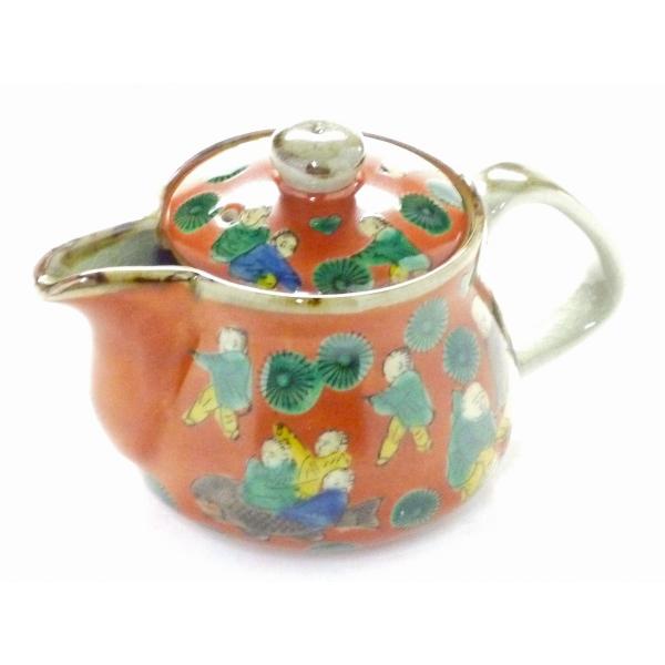 母の日ギフト 九谷焼 急須 小 木米写し 裏絵(Kutani teapot)おしゃれ 茶器 ポット急...