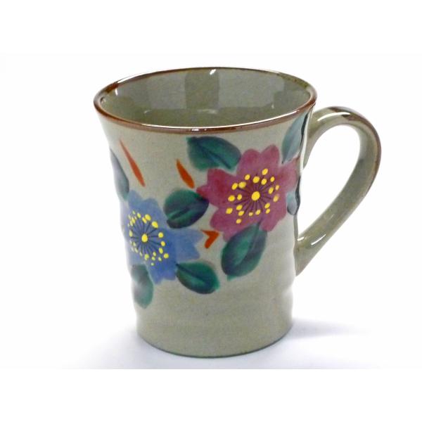 母の日ギフト 九谷焼 マグカップ 和桜 裏絵(Kutani mug)おしゃれ マグ コーヒーカップ ...