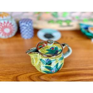 九谷焼 急須 ポット 一人用 お茶 紅茶 小 吉田屋木米 ヨシダヤ モクベイ ツートンカラー 裏絵 Kutani Teapot 百華園 最安値 価格比較 Yahoo ショッピング 口コミ 評判からも探せる