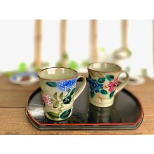 ‼️高級品‼️九谷焼　コーヒーカップ　秋草　ペア 高級品‼️九谷焼 コーヒーカップ 秋草 ペア №5784-1028]九谷焼