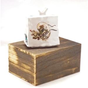 九谷焼 高級 陶磁器 一輪挿し 椿に鳥 (Kutani vase) ギフト 内祝