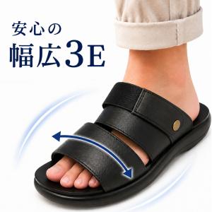 サンダル メンズ 靴 黒 ブラック ブラウン ...の詳細画像5