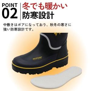 ダンロップ 長靴 メンズ ブーツ レインブーツ...の詳細画像2