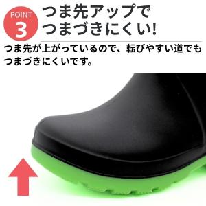 レインブーツ キッズ ジュニア 子ども 長靴 ...の詳細画像3