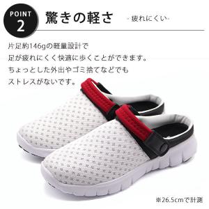 サンダル メンズ クロッグサンダル 男性 靴 ...の詳細画像2