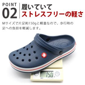 サンダル メンズ 靴 2WAY 軽量 軽い サ...の詳細画像2