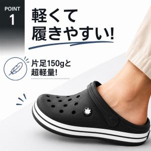 サンダル メンズ 靴 2WAY 軽量 軽い サ...の詳細画像5