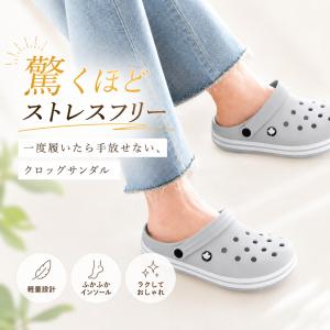 サンダル レディース 靴 2WAY 軽量 軽い...の詳細画像2