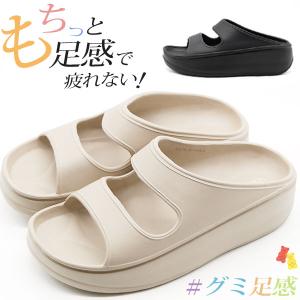 サンダル レディース 靴 黒 ブラック コンフォートサンダル リカバリー
