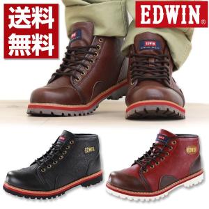 ブーツ ショート メンズ 靴 EDWIN EDM-350 エドウィン｜kutsu-nishimura