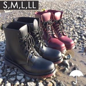 エンジニアブーツ レディース 長靴 黒 レインブーツ