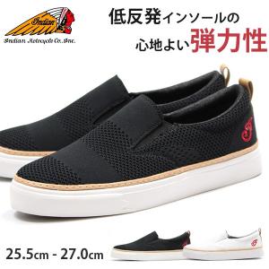 スニーカー メンズ インディアン スリッポン 靴 低反発