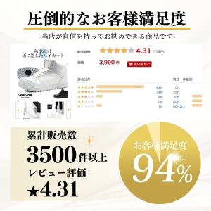 スニーカー メンズ 靴 ハイカット 防水 幅広...の詳細画像1