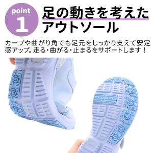 瞬足 スニーカー キッズ ジュニア 子供 靴 ...の詳細画像1