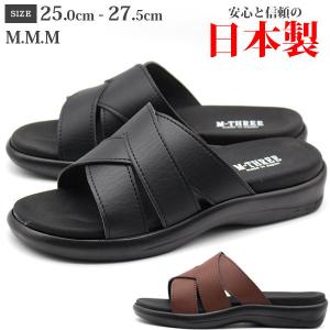 サンダル メンズ 靴 スリッパ 黒 ブラック ブ...の商品画像