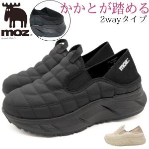 moz（モズ） スリッポン レディース 靴 サンダル かかとが踏める