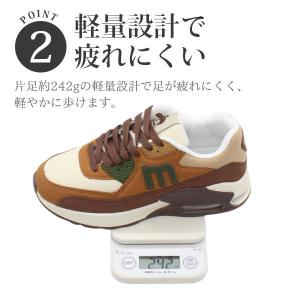モズ スニーカー レディース 靴 エアーソール...の詳細画像2