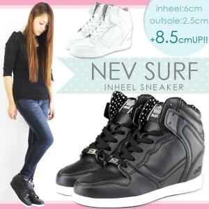 NEV SURF  nev-801 レディース ジュニア インヒールスニーカー tok