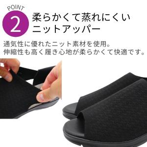 パンジー サンダル レディース スリッポン 靴...の詳細画像2
