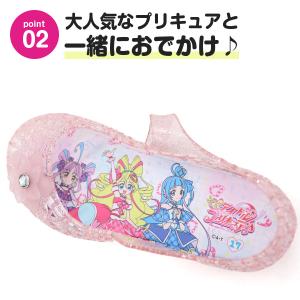 キミとアイドルプリキュア 光る サンダル キッ...の詳細画像3