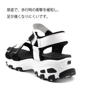 スケッチャーズ サンダル レディース 靴 黒 ...の詳細画像4