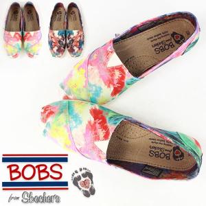 SKECHERS BOBS PAINT DROPS 33586 レディース スリッポン｜kutsu-nishimura