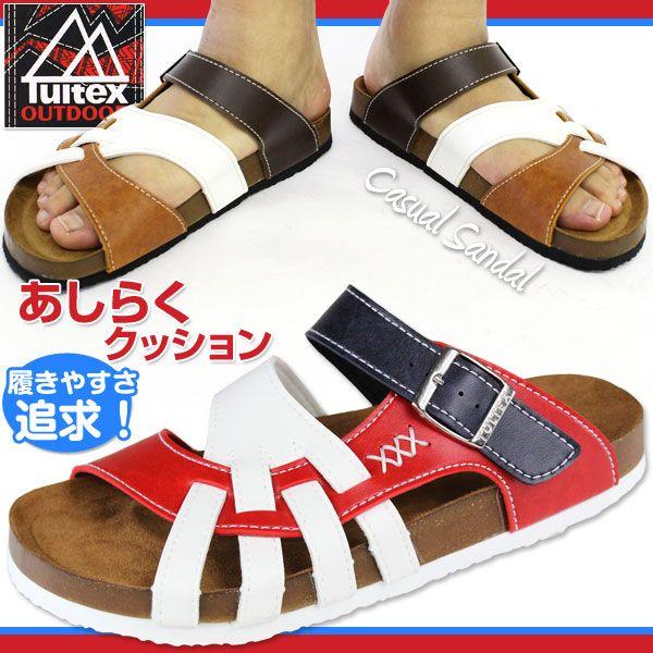 TULTEX OUTDOOR TEX-7835 メンズ カジュアルサンダル クロスベルトタイプ タル...