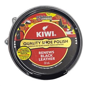 KIWI キウィ油性 靴クリーム  黒 50ml｜靴のお手入れ Yahoo!店
