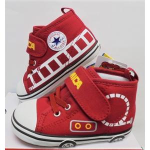 『コンバース』CONVERSE BABY ALL STAR N TOMICA MT Z(コンバース　ベビー　オールスターＮ　トミカ　MT）消防車｜kutsunoootsuka