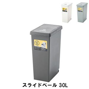 【値下げ】 スライドペール 30L 幅24 奥行37 高さ53cm ペール ダストボックス ごみ箱 ゴミ箱 おしゃれ インテリア｜kutsurogu