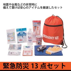 防災セット 13点セット 緊急防災501 防災袋 非常用持ち...