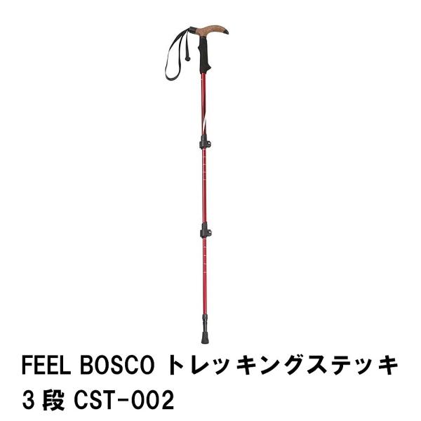 値下げ  ステッキ 杖 登山 トレッキング スライド式 長さ80-110 軽量250g アルミ製 ク...