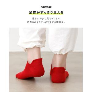 レディース 靴下 靴下屋 スニーカーガード 無...の詳細画像4