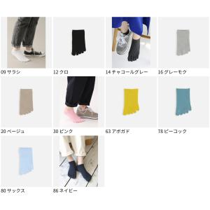 レディース 靴下 靴下屋 消臭 無地 五本指 ...の詳細画像1