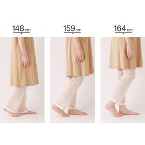 レディース 靴下 靴下屋 縫製チュールパンツレ...の詳細画像2