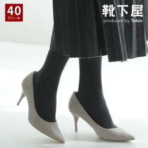 レディース 靴下 靴下屋 40デニール PUFTY タイツ M〜Lサイズ タビオの商品画像