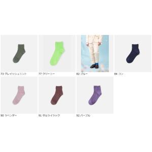 キッズ 靴下屋 コットンリブ ショートソックス...の詳細画像2