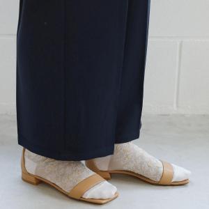 レディース 靴下 Tabio 花と実 フロート...の詳細画像4