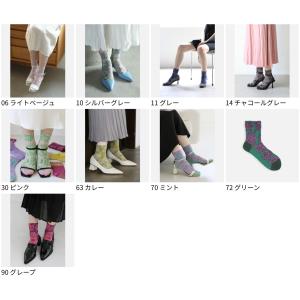 レディース 靴下 Tabio フルール フロー...の詳細画像1