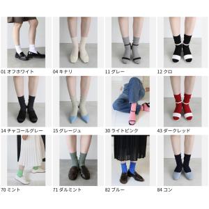Tabio コットン ブライト リブ ソックス...の詳細画像1