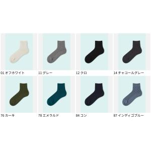 メンズ 靴下 靴下屋famリンクスブロックショ...の詳細画像1