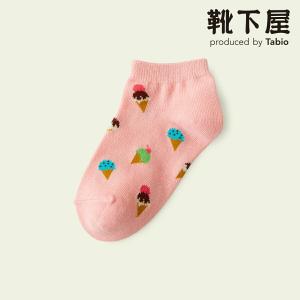 キッズ 靴下 靴下屋famアイスクリームスニーカー用ソックス 19.0〜21.0cm 靴下屋 タビオ