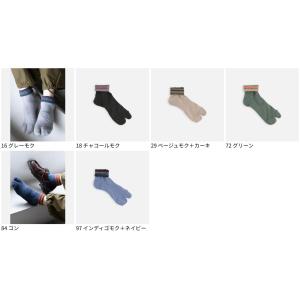 Tabio MEN メンズ 折返し 波柄 足袋...の詳細画像1